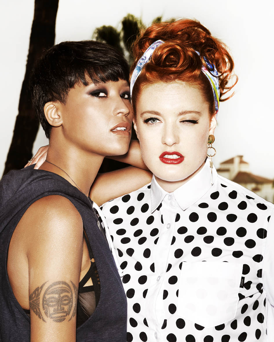 Cover story for WESC magazine issue 6 with Icona Pop on The Standard.