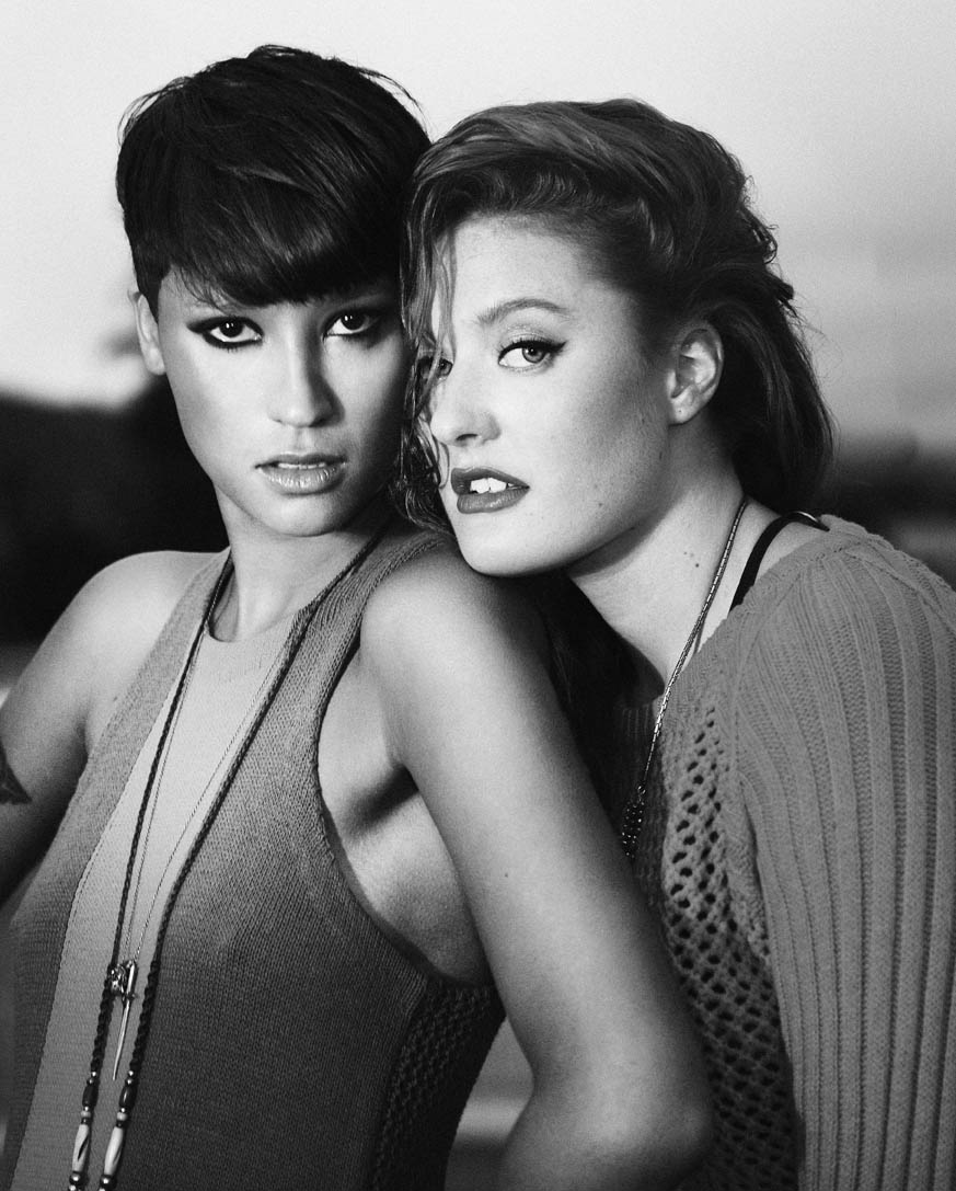 Cover story for WESC magazine issue 6 with Icona Pop on The Standard.